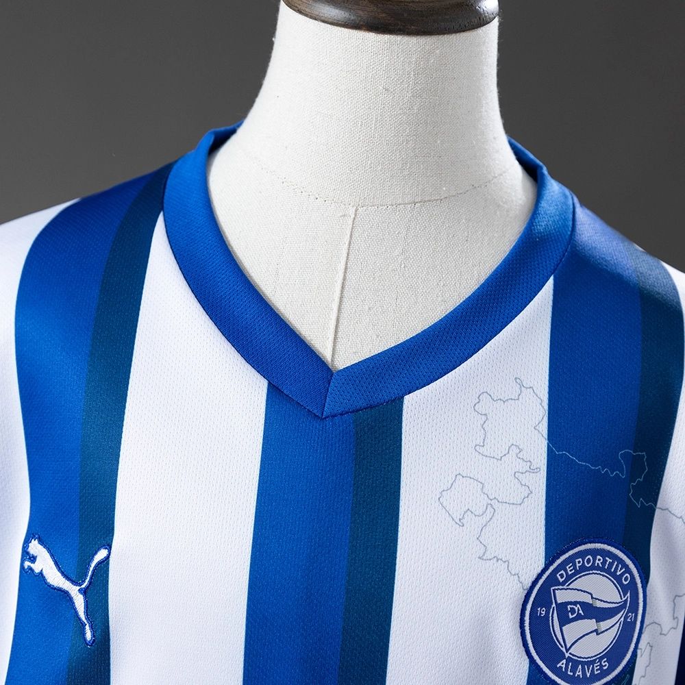 2025/26 Deportivo Alaves Home Kids Kits szie 16-28