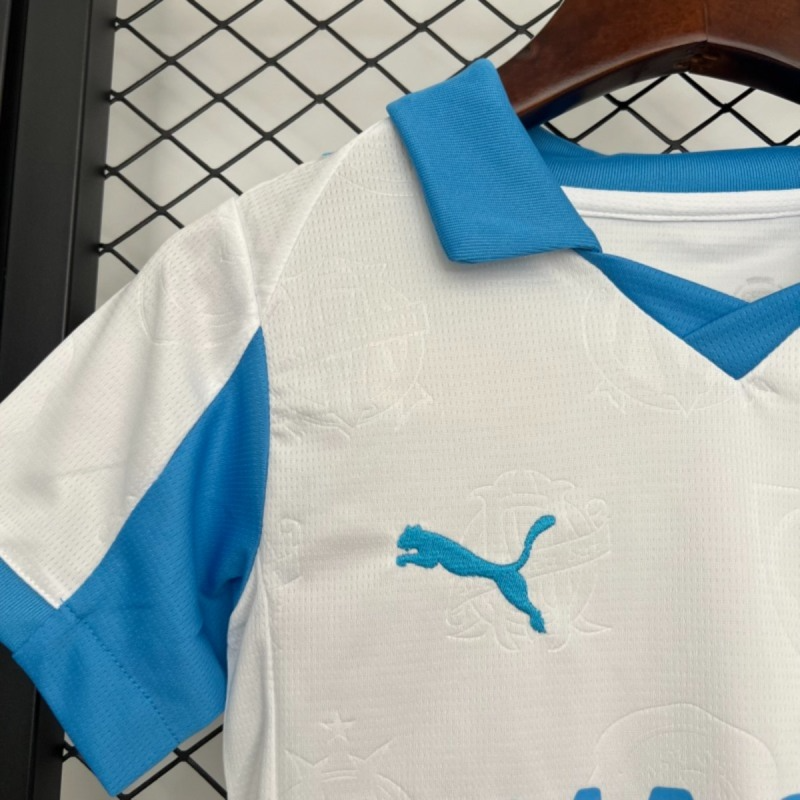 2025/26 Marseille Home jersey kids Kits size: 16-28