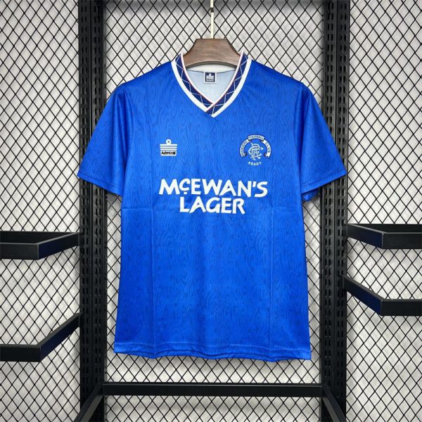 Retro Rangers 1990/92 Home jersey Fan Version