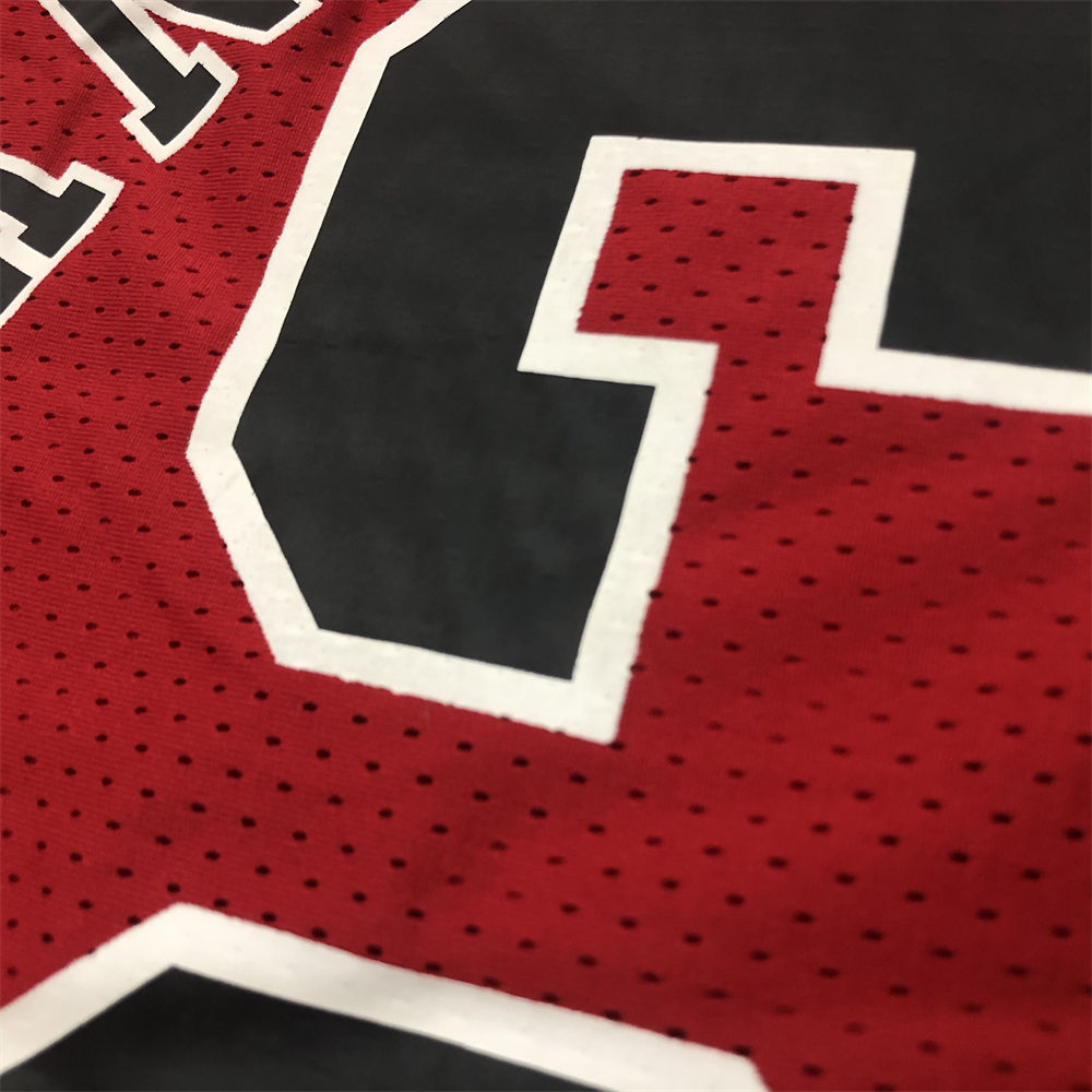 NBA Chicago Bulls Mitchellness Red Jersey JORDAN#23 S-XXL