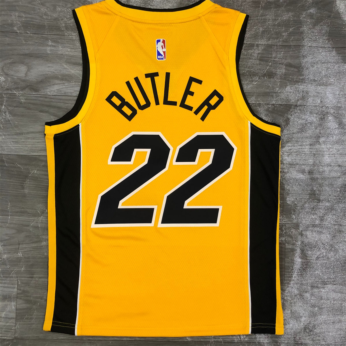 NBA Miami Hearts V-Neck Yellow Jersey BUTLER#22 S-XXL