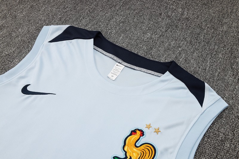 24/25 France Sky Blue Training Set Shirt and Shorts