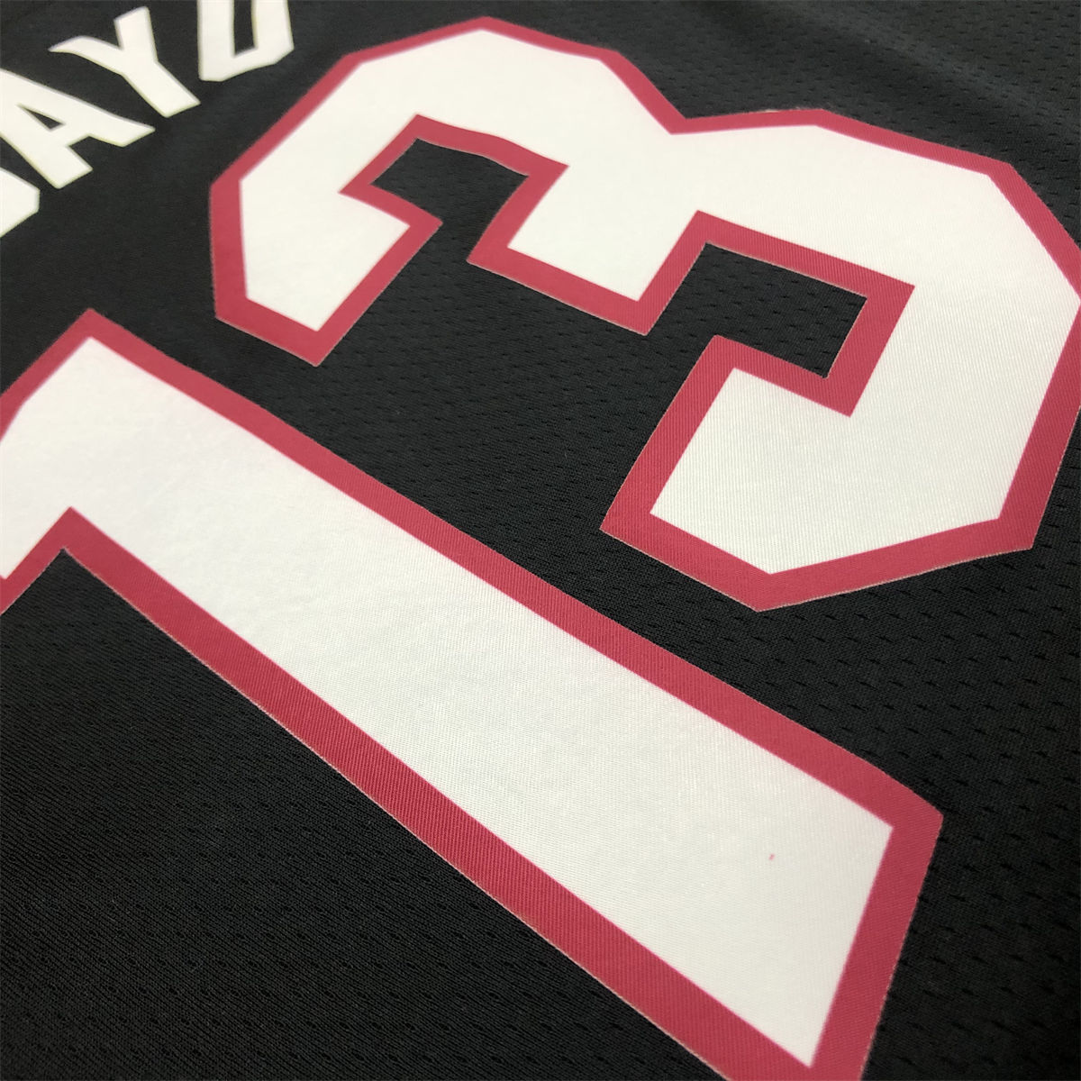 NBA Miami Hearts V-Neck Black Jersey ADEBAYO#13 S-XXL