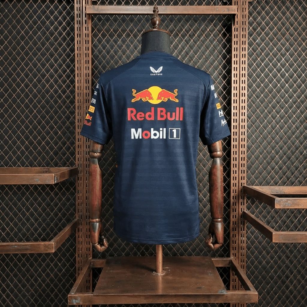 F1 Racing Oracle Red Bull 2025 Black Shirt