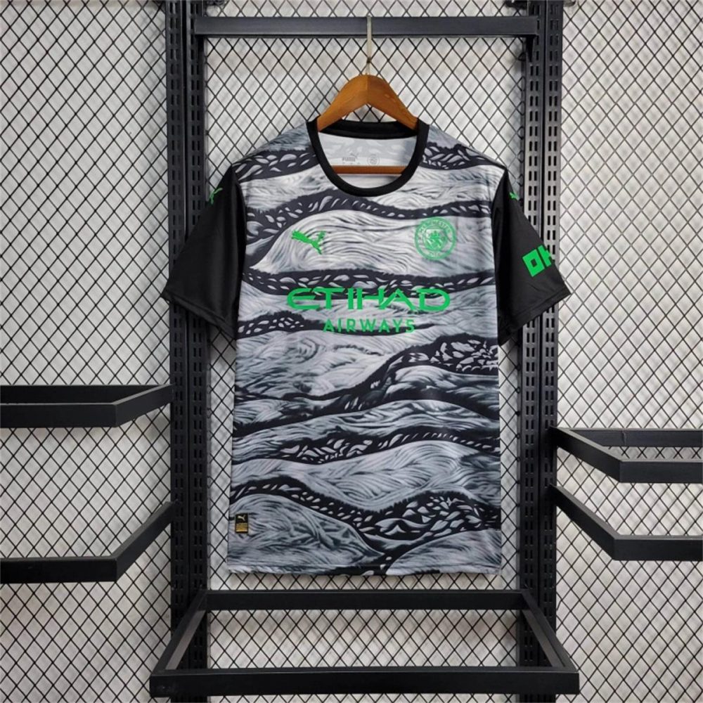 2025/26 Manchester City Black and gray concept version Jersey Fan Version