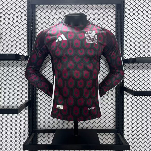 24/25 Mexico Home Jersey Long Sleeves Player Version