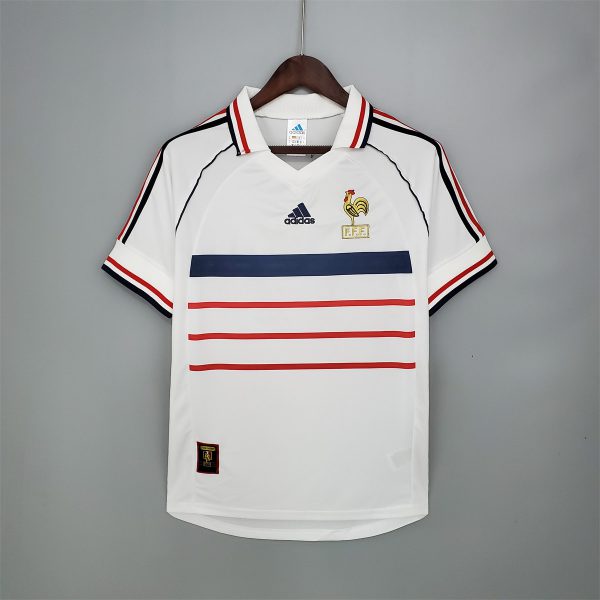 Retro France 1998 Away Jersey – Fan Version