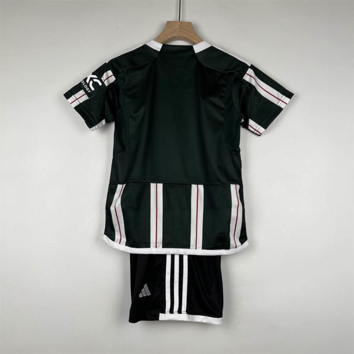 23/24 Manchester United Away jersey Kid Kits Size 16-28