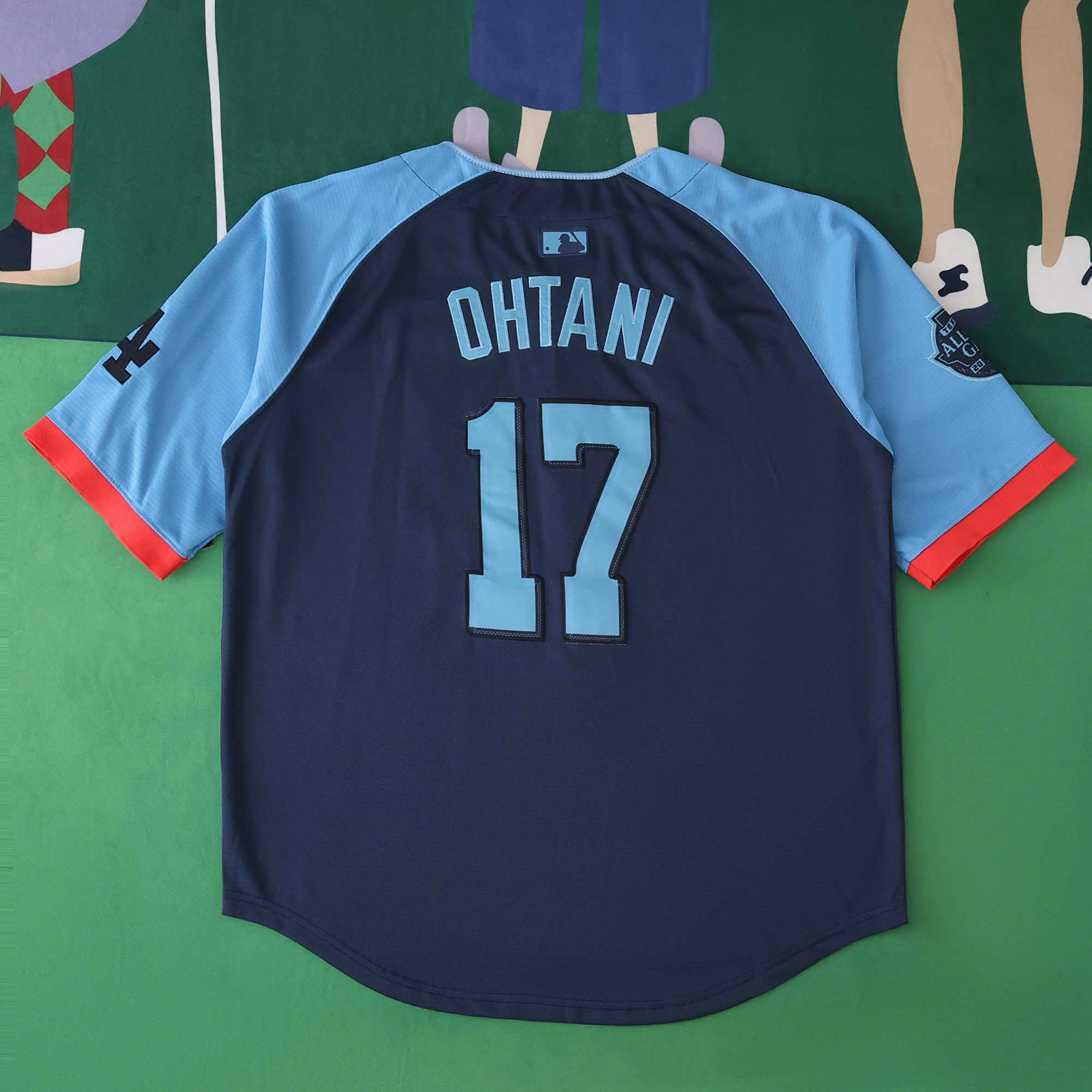 MLB 2025 LosAngeles Dodgers Navy Blue Jersey