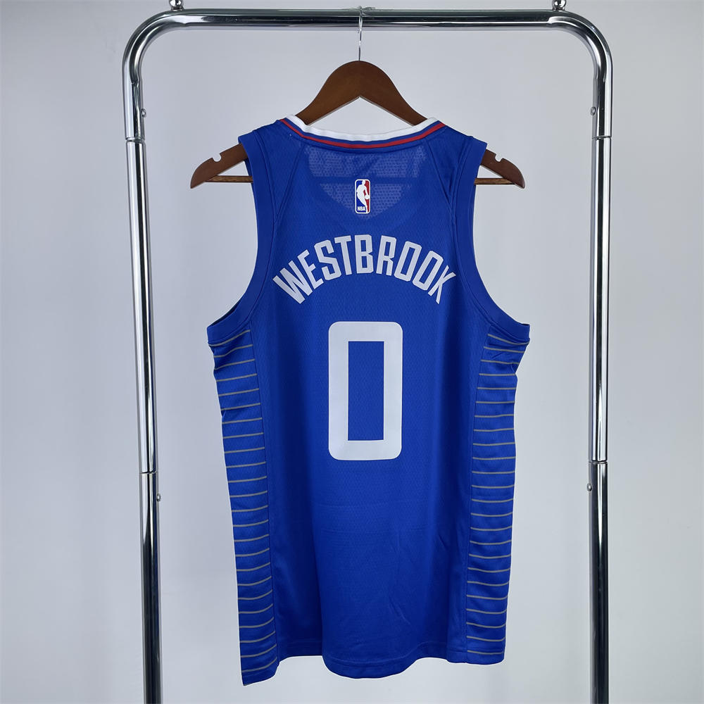 NBA Los Angeles Clippers Jersey WESTBROOK#0 S-XXL