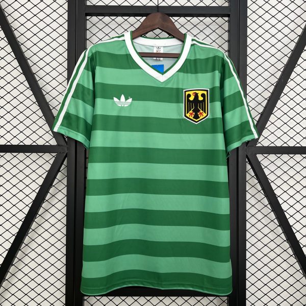 Retro Germany 1984 Green jersey Fan Version