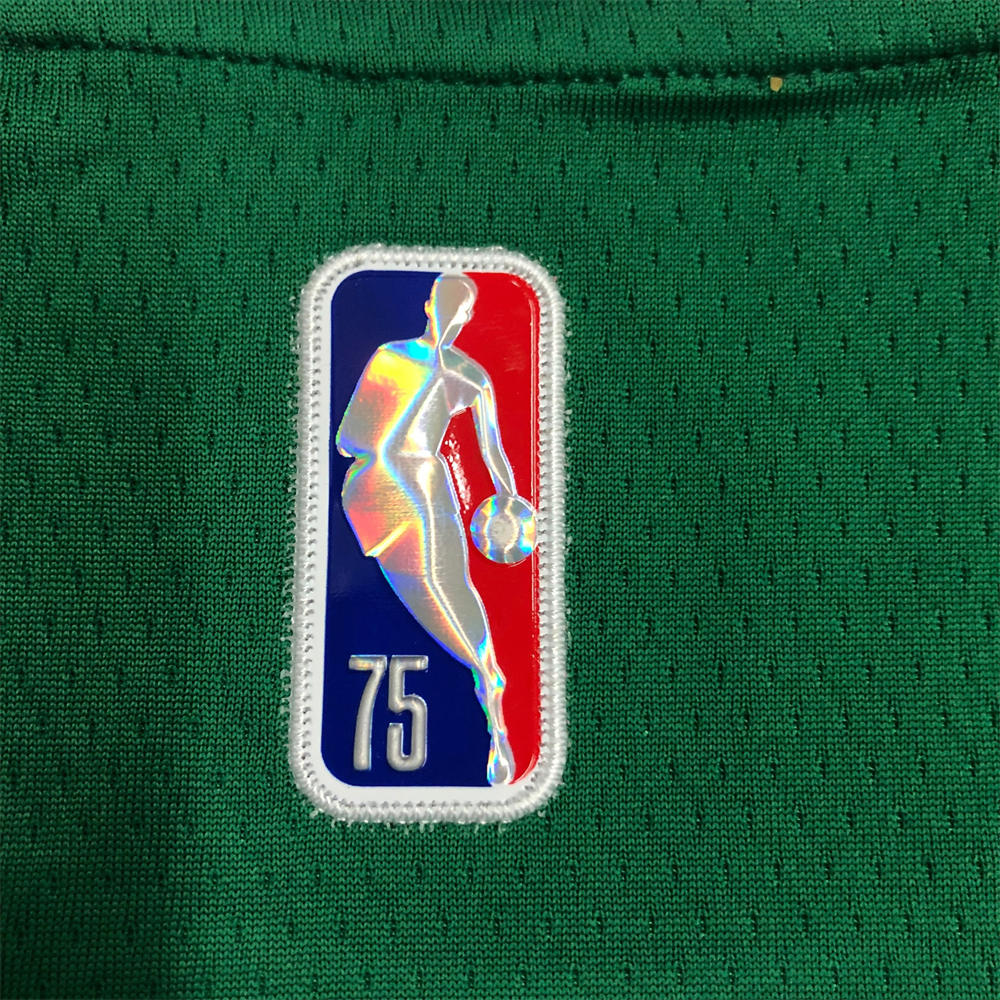 NBA Boston Celtics Round Neck 75th anniversary Green Jersey BROWN#7 S-XXL