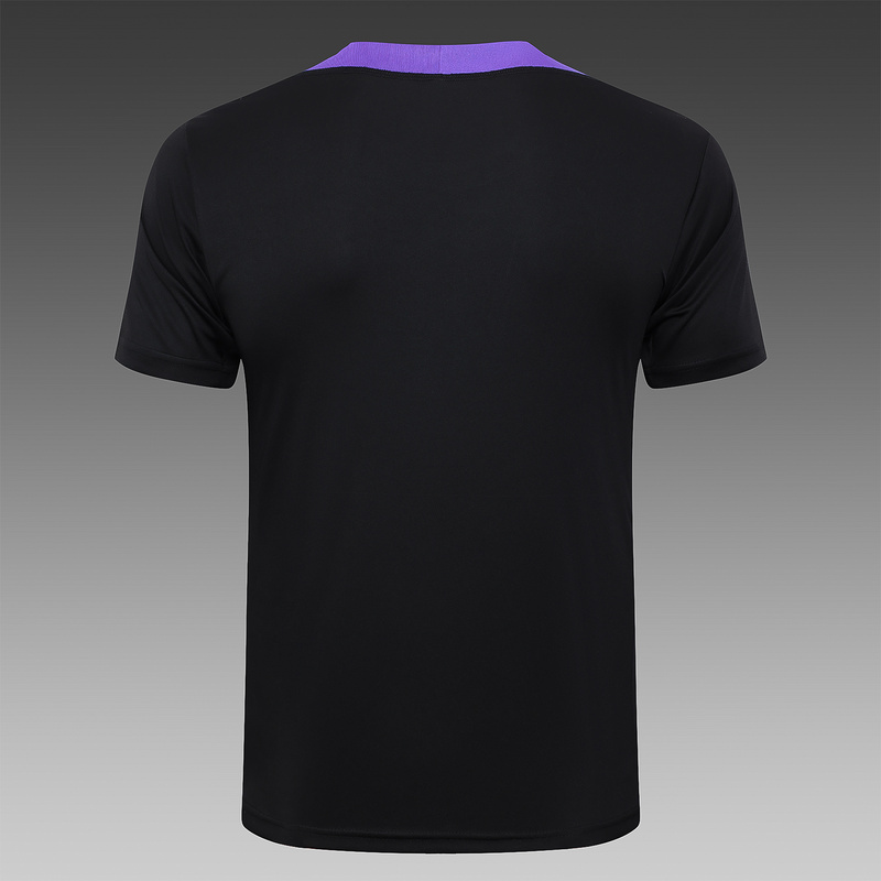 24/25 Paris Black Training Set Shirt and Shorts