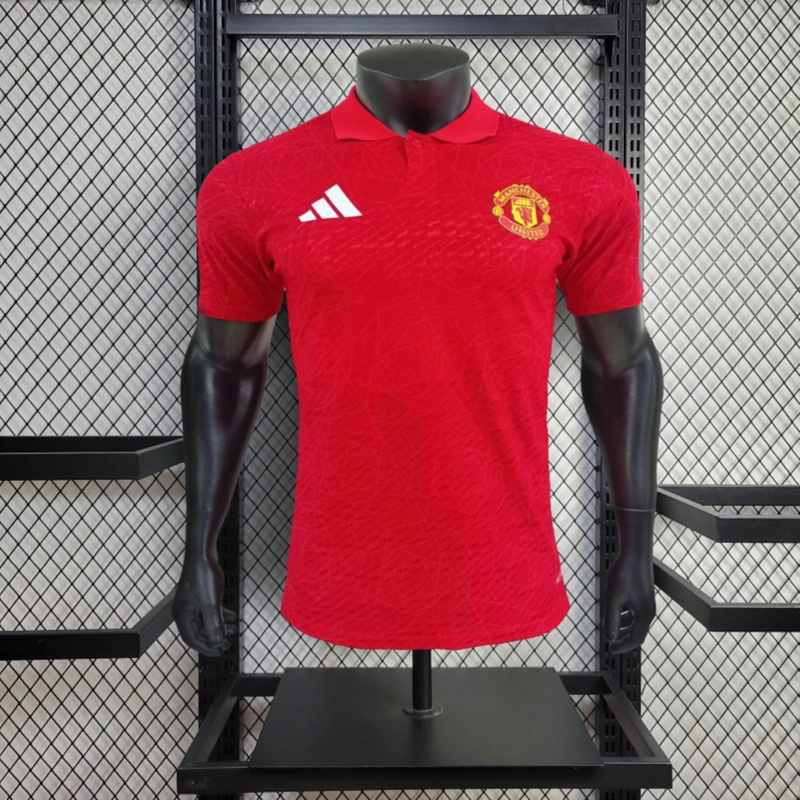 25/26 Manchester United POLO Special Edition Red jersey Player Version