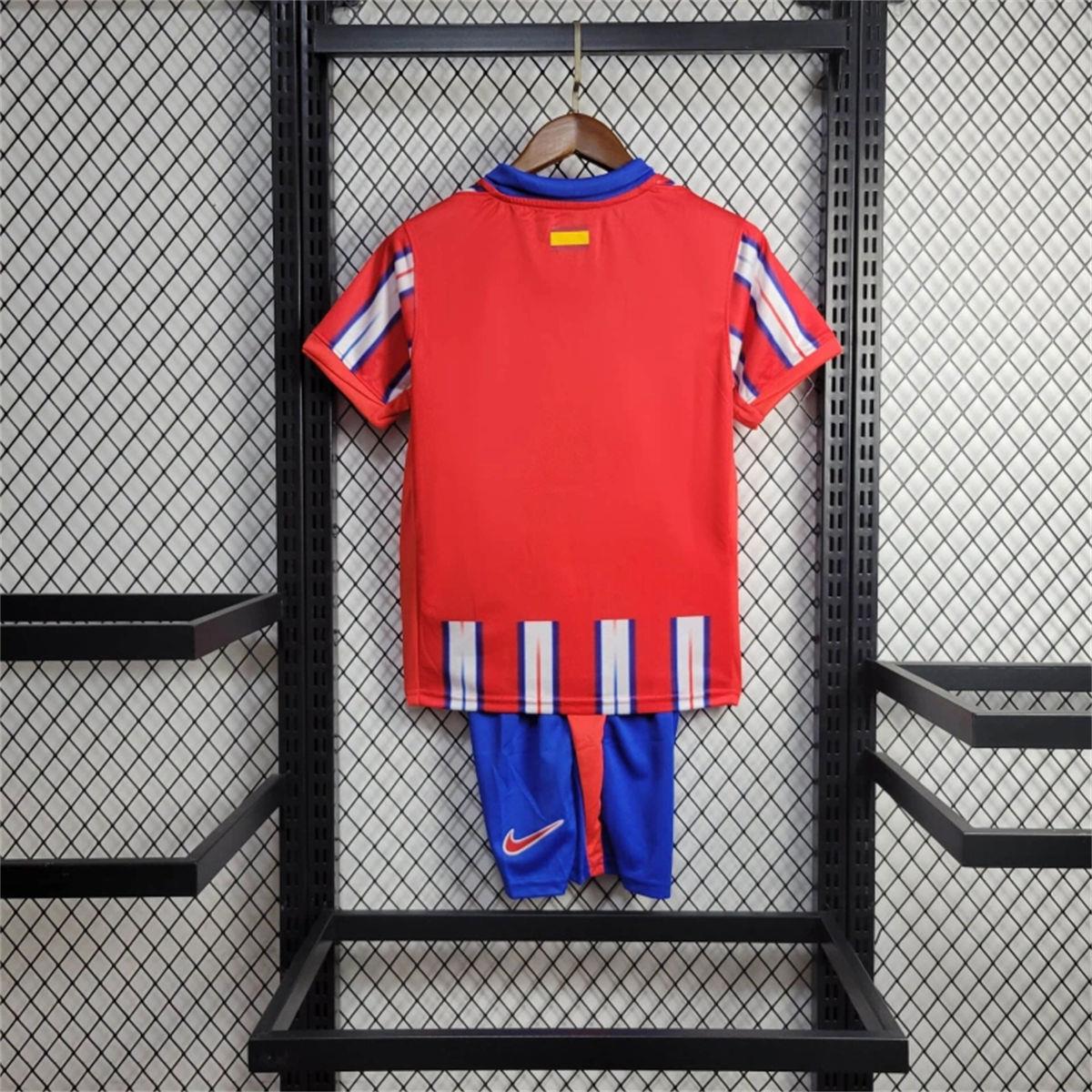 24/25 kids Atletico Madrid Home jersey Kid Kits Size 16-28