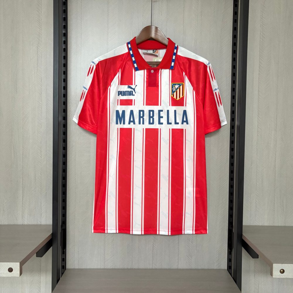 Retro Atletico Madrid 1994/95 home jersey Fan Version