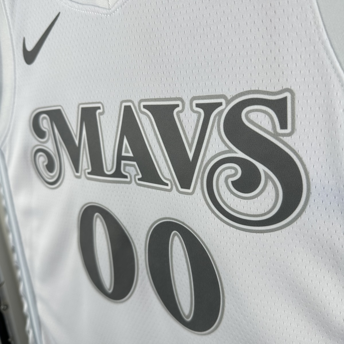 NBA Dallas Mavericks 24/25 City Edition V-Neck White Jersey CHRISTIE#00 S-XXL