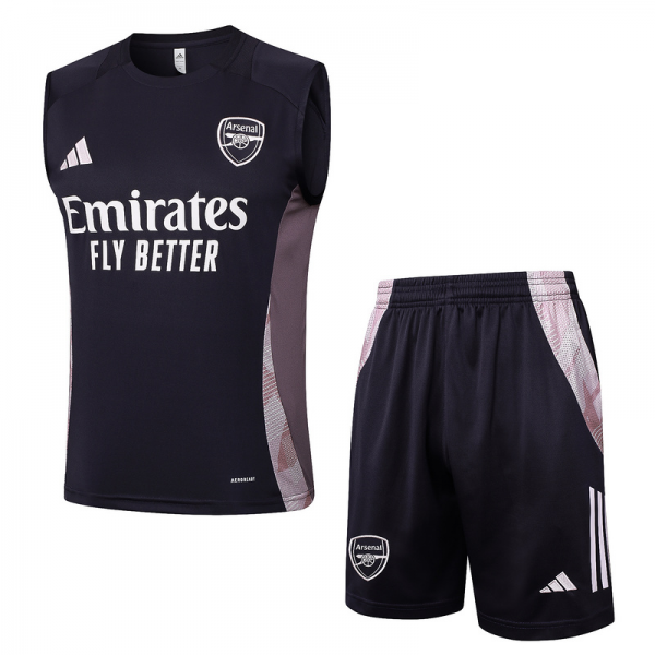 24/25 Arsenal Dark grey Training Set Shirt and Shorts