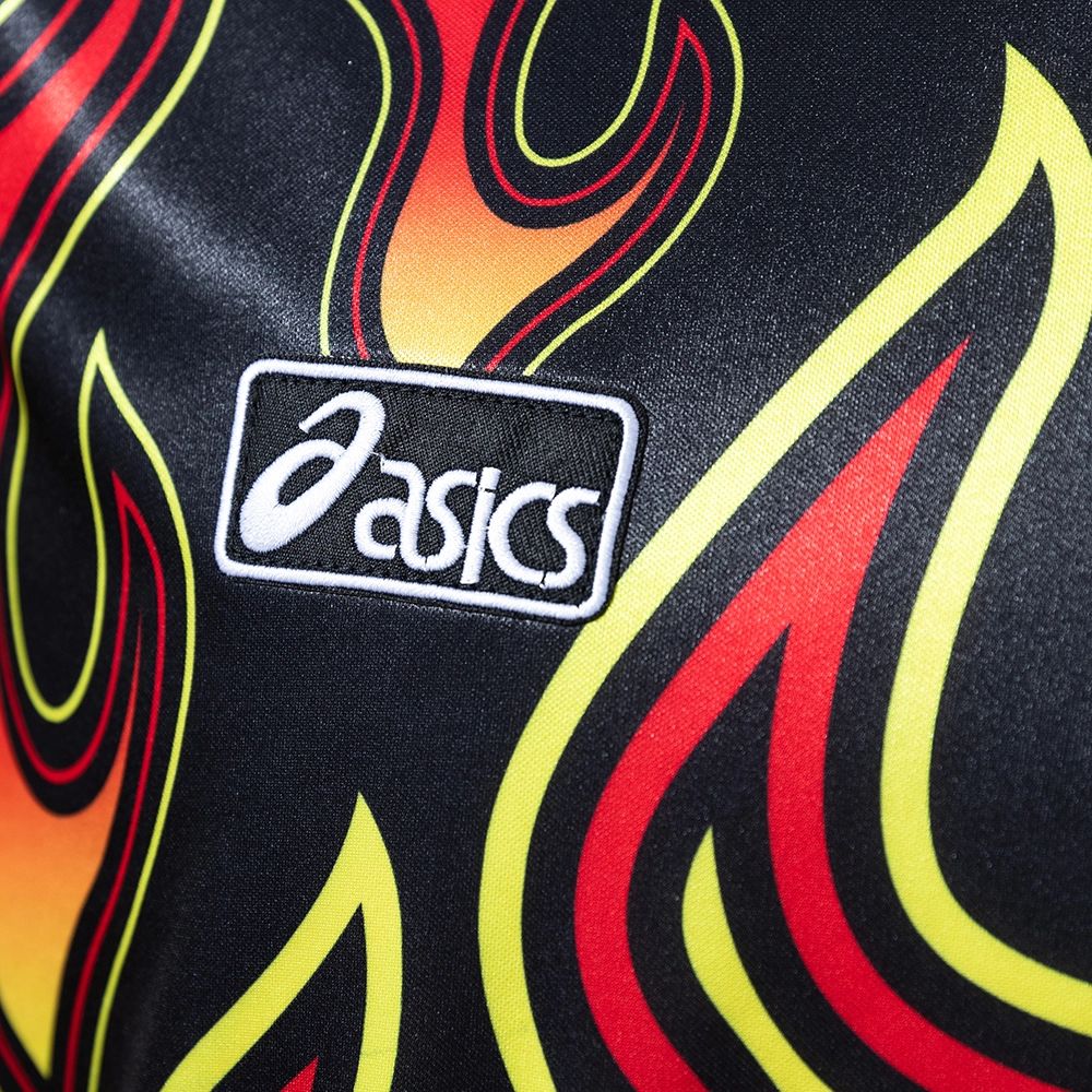 Retro Japan 1998 Goalkeeper Black Fireworks jersey Fan Version