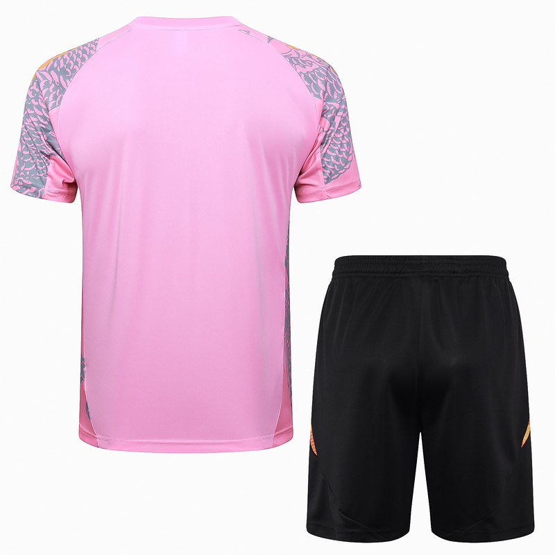 24/25 Real Madrid Pink Training Set Shirt and Shorts