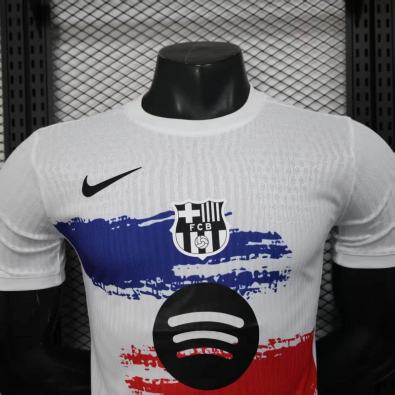 2025/26 Barcelona Training White jersey Player Version