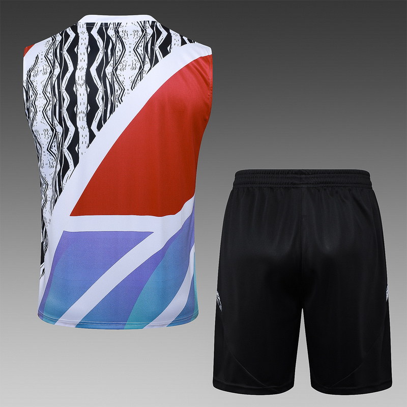 24/25 Arsenal Red Blue Black Training Set Shirt and Shorts
