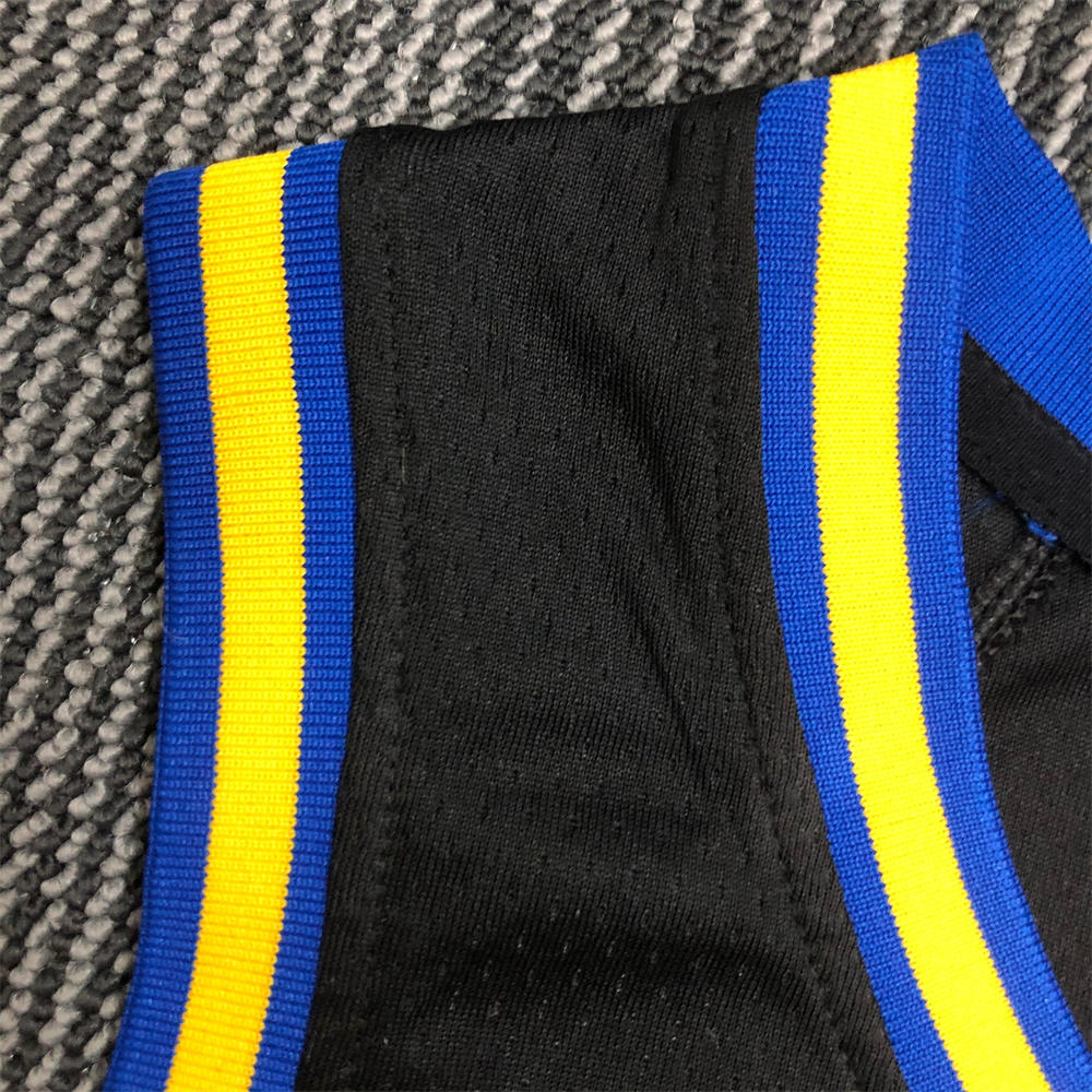 NBA Golden State Warriors V-Neck Mexico Edition 75th Anniversary Black Jersey CURRY#30 S-XXL