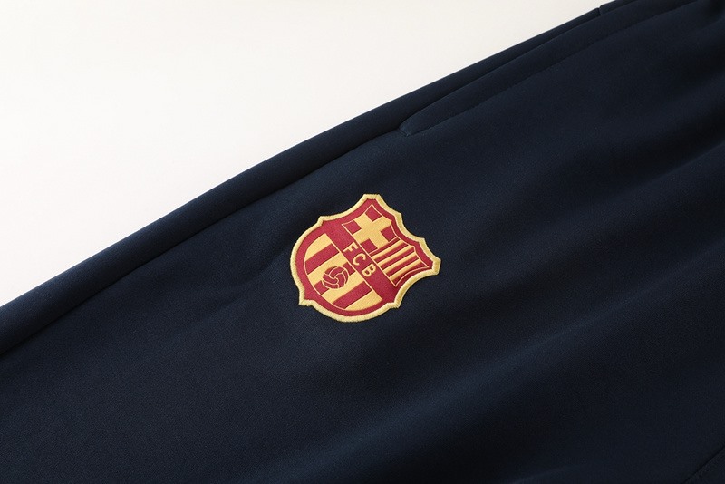 2024 Barcelona Maroon Jacket Training Suit Set Football Team Shirt Sports Fashion