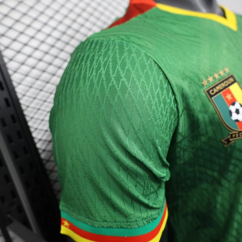 2025/26 Cameroon Home Green jersey Player Version