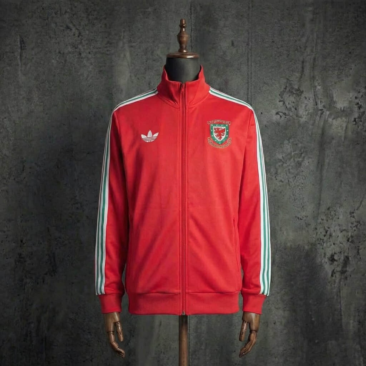 2026/27 Wales Half-Pull long Sleeve Red Hoodie