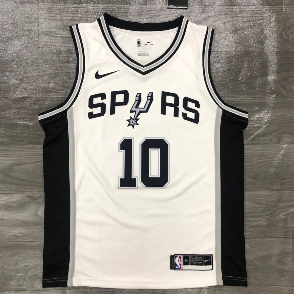 NBA San Antonio Spurs V-Neck White jersey DeROZAN#10 S-XXL
