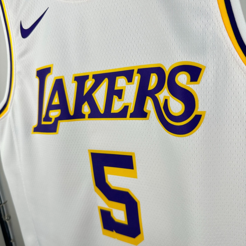 NBA Los Angeles Lakers AYTON#5 2022/23 White Association Edition Swingman Jersey S-XXL