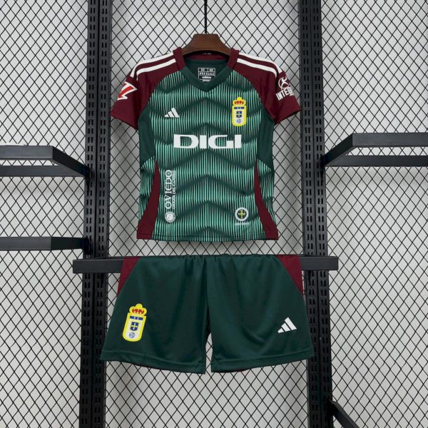 2024/25 Real Oviedo Third jersey Kid Kits Size 16-28