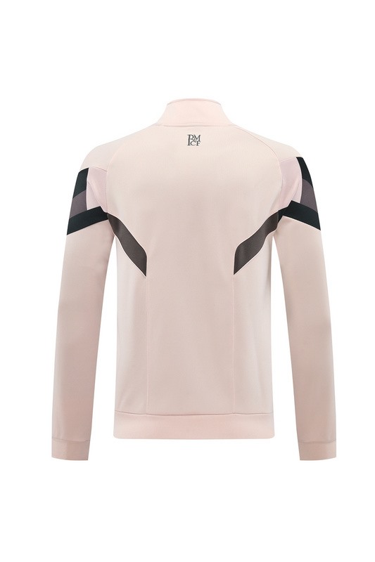 2024 Real Madrid Light Pink Jacket Training Suit Set Football Team Shirt Sports Fashion