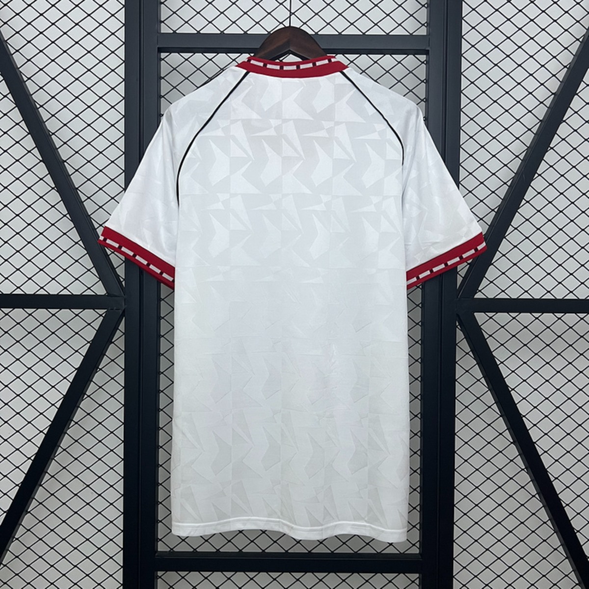 Retro Manchester United 1991 white jersey Fan Version