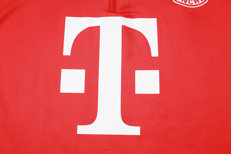 24/25 Bayern Munich Red Long-sleeved half-pull training kit Football team kit