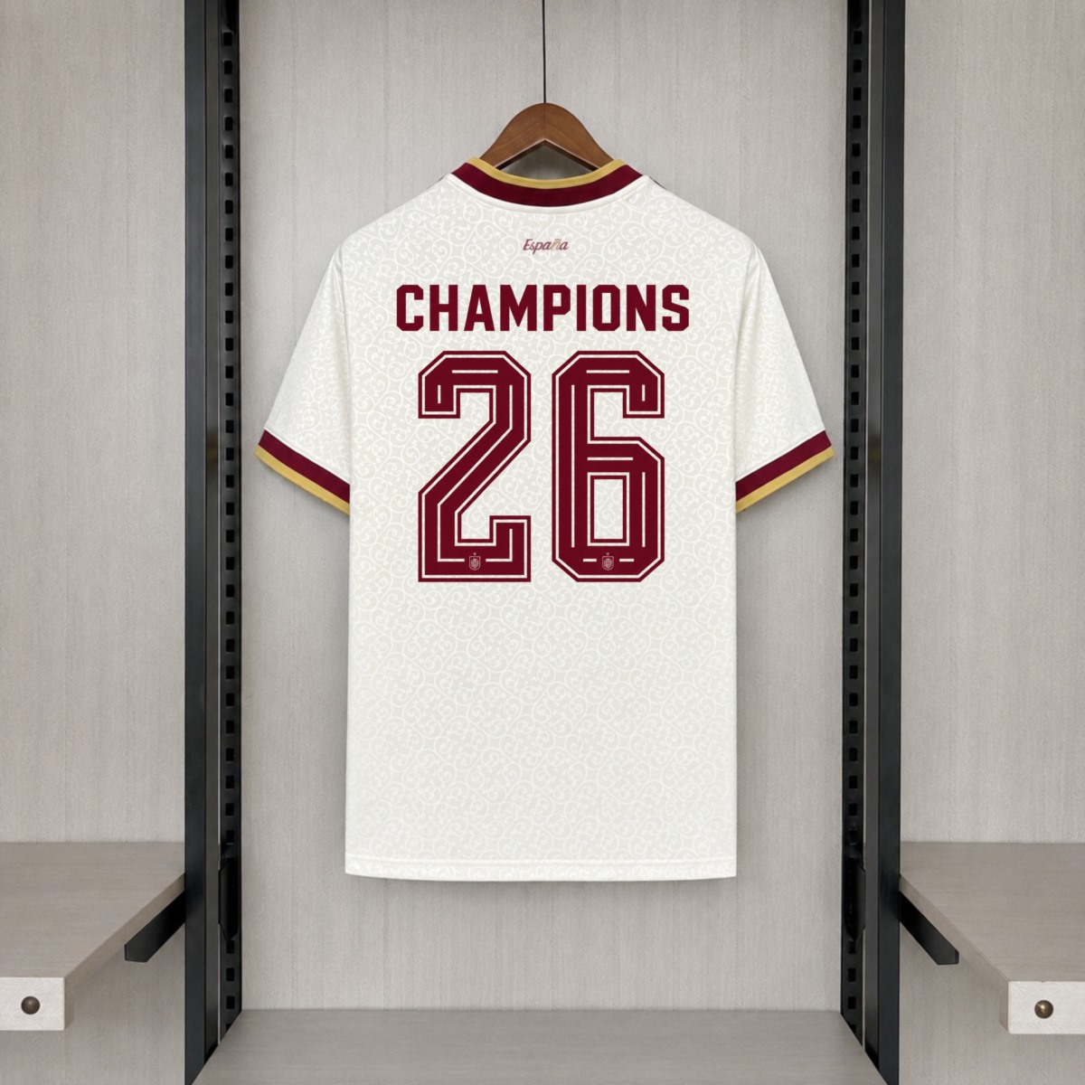 Spain 2026 World Cup Away Jersey - Fan Version | Comfortable Regular Fit