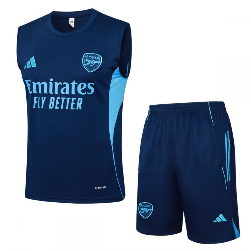 2026 Arsenal Royal blue Training Set Shirt and Shorts