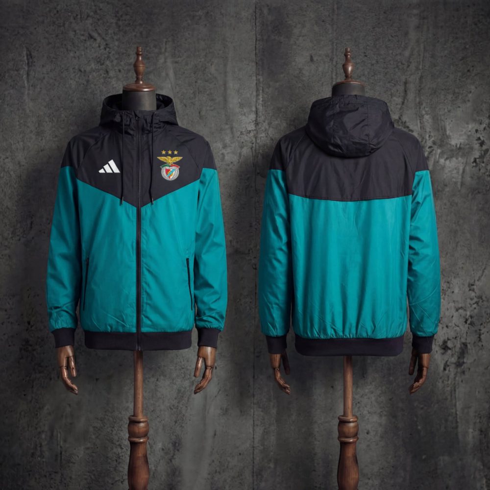 2026/27 Benfica Black and Green Windbreaker Sport Unifom