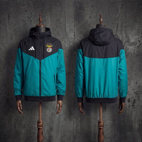 2026/27 Benfica Black and Green Windbreaker Sport Unifom