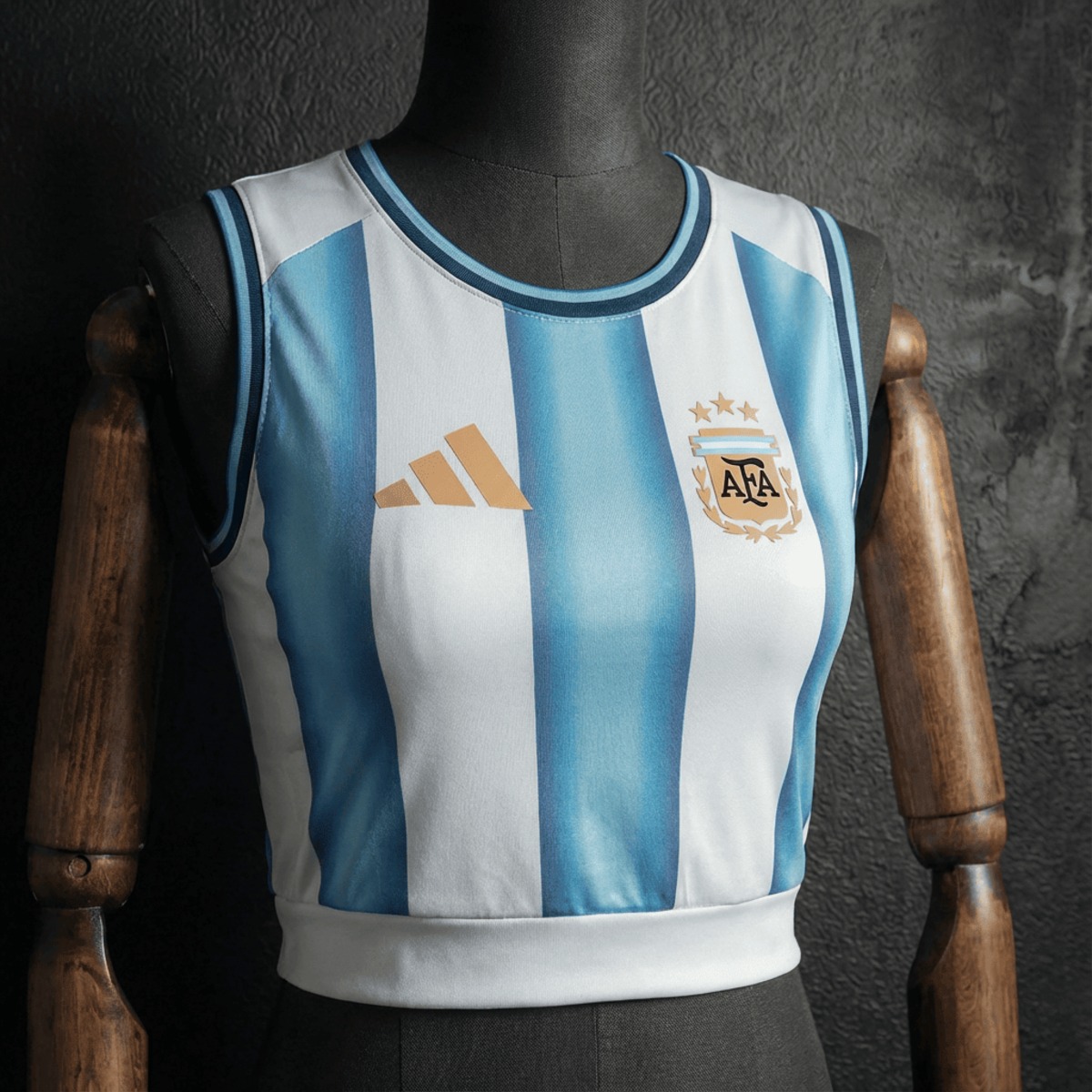 Women's Football Vest Argentina 2026 World Cup Home Jersey
