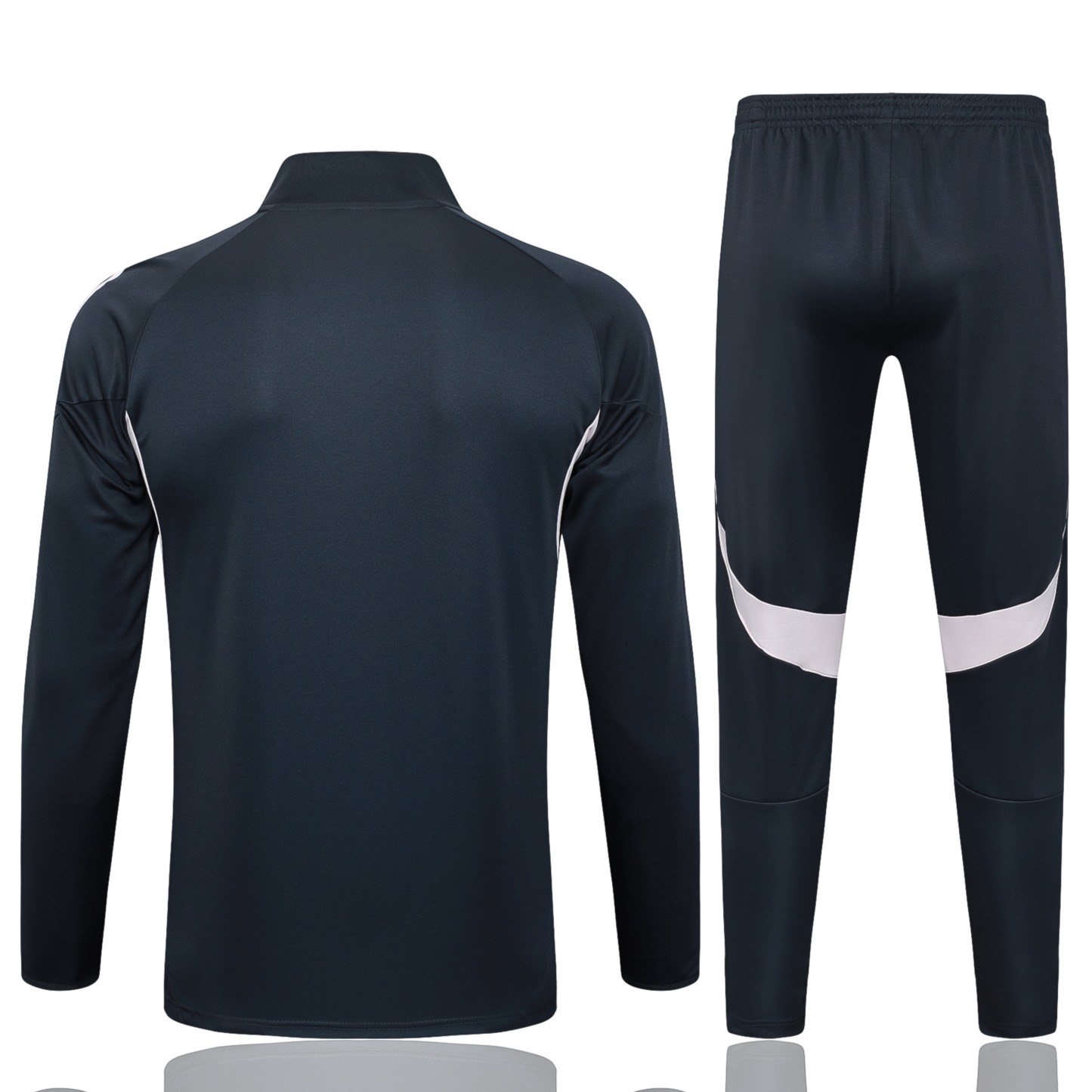 2025/26 Real Madrid dark gray Jacket Training Suit Set Football Team Shirt Sports Fashion