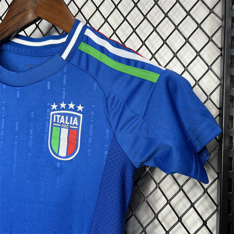 2024/25 Italy Euro Home jersey Kid Kits Size 16-28