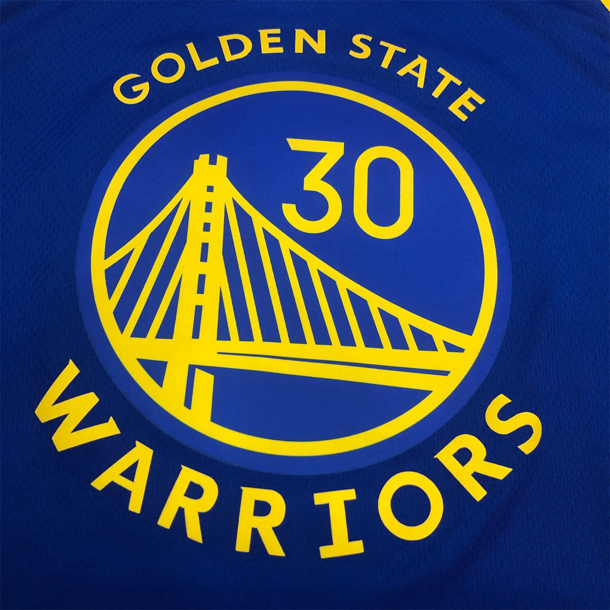 NBA Golden State Warriors V neck Blue Jersey CURRY#30 S-XXL