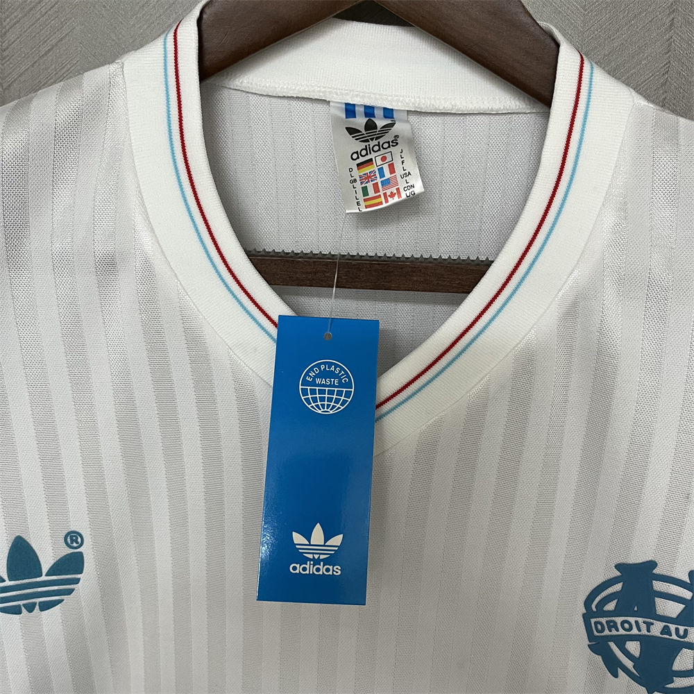 Retro Marseille 1990 Home jersey Fan Version