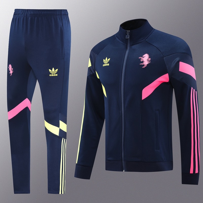 2024 Juventus Royal Blue Jacket Training Suit Set Football Team Shirt Sports Fashion