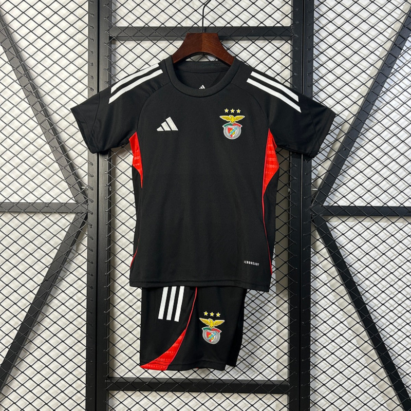 2025/26 Benfica Black Training jersey kids Kits size: 16-28