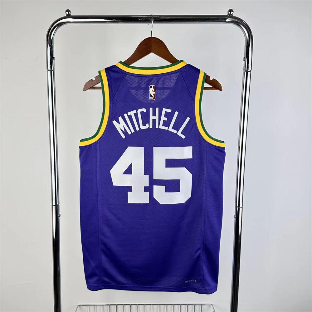 NBA Utah Jazz MITCHELL#45 2023/24 Swingman Replica Jersey - Classic Edition S-XXL