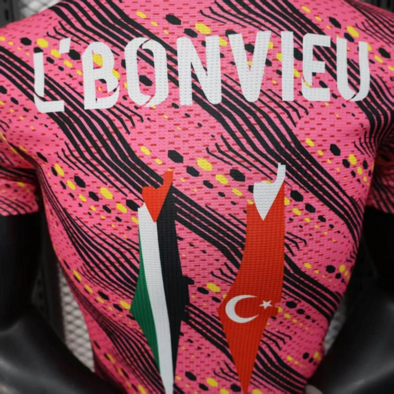 2025/26 Palestino Special Edition Pink jersey Player Version