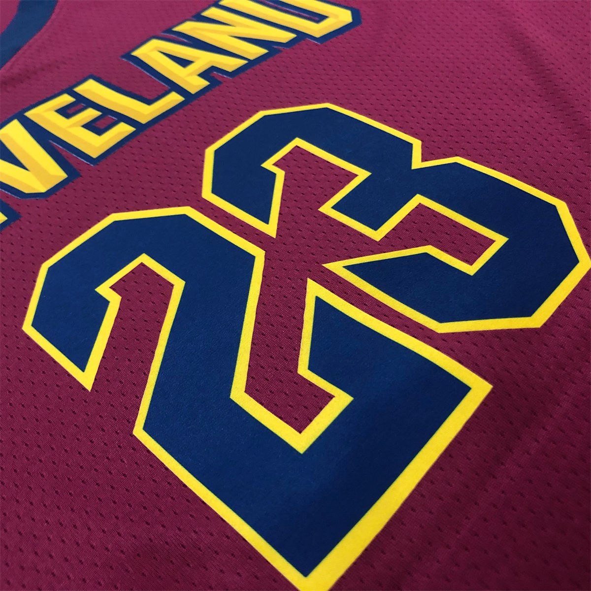 NBA Cleverland Cavaliers V-Neck Red jersey JAMES#23 S-XXL
